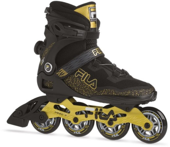 FILA SKATES Herren Legacy Qf Inline Skate 44 BLACK/GOLD, 44 BLACK/GOLD