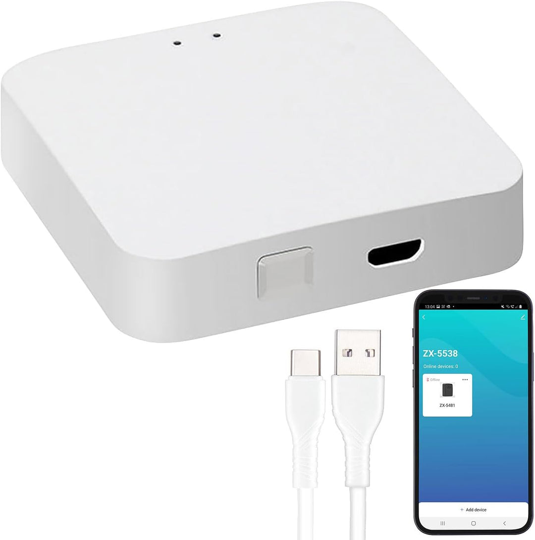Luminea Home Control Bodenfeuchtigkeitssensor: 4X Pflanzen-Bodenfeuchtigkeits- &amp; Temperatursensor +