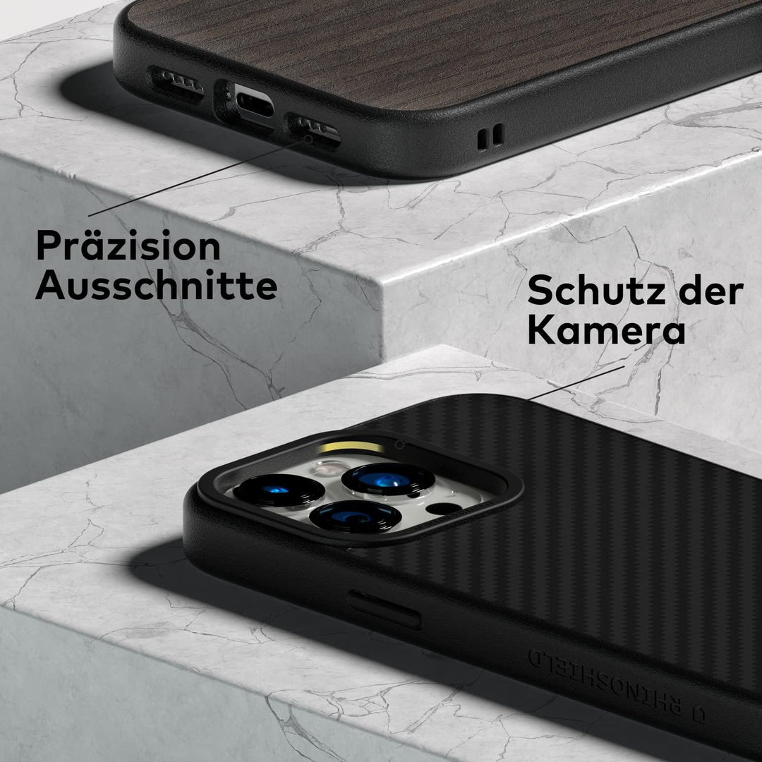 RhinoShield Case kompatibel mit [iPhone 13 Pro] | SolidSuit - Stossdämpfende &amp; schlanke Schutzhülle