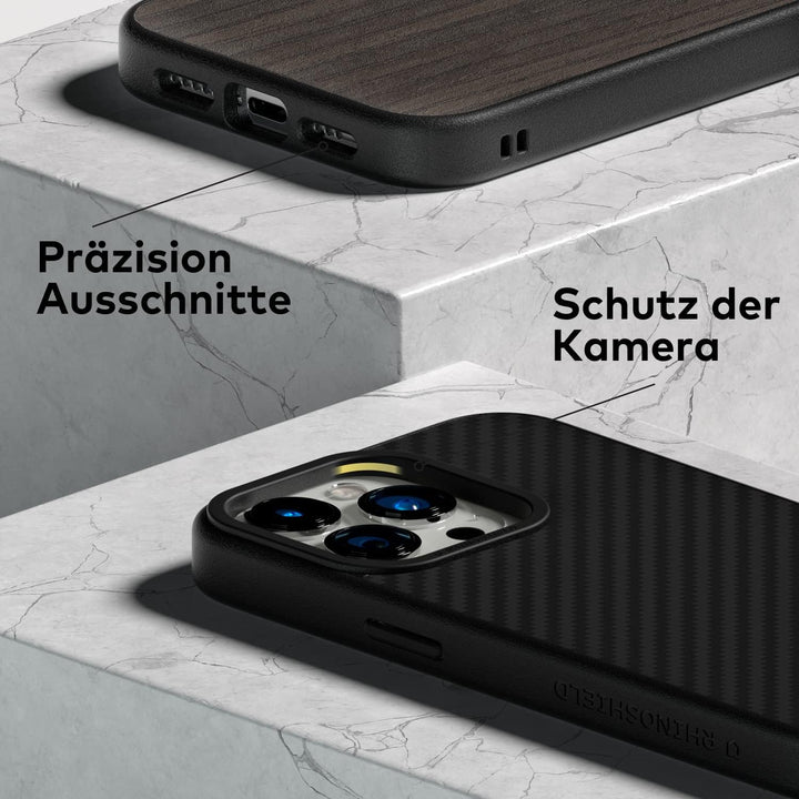 RhinoShield Case kompatibel mit [iPhone 13 Pro] | SolidSuit - Stossdämpfende &amp; schlanke Schutzhülle
