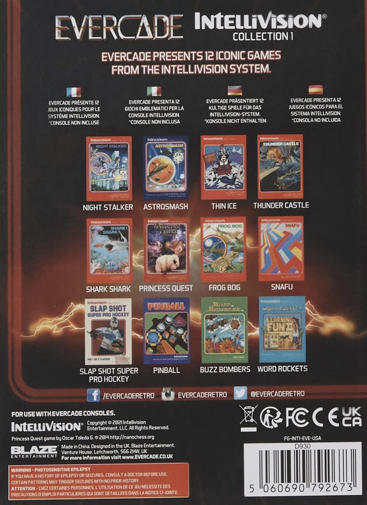 Blaze Evercade Intellivision Cartridge 1 - [AT-PEGI]