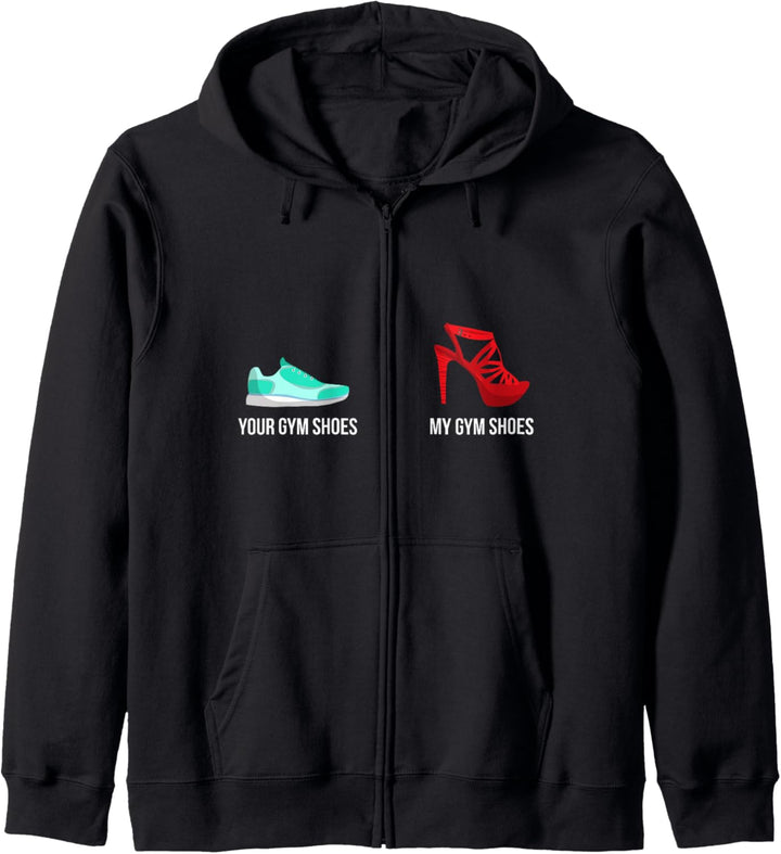 Deine Turnschuhe Meine Turnschuhe Pole Dance Kapuzenjacke