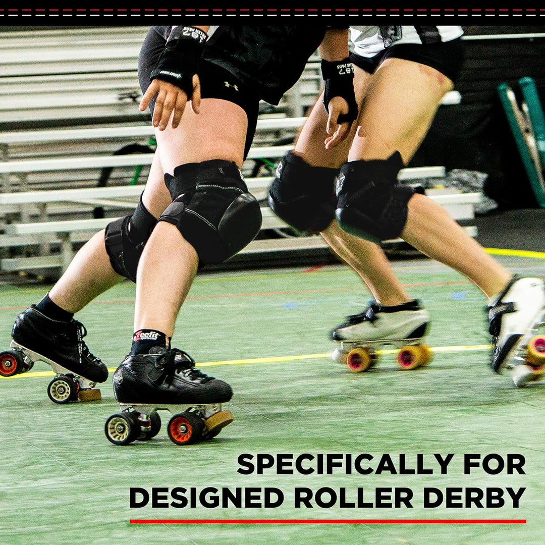 Killer Pads Schutzausrüstung Kneepads Pro Derby L Schwarz, L Schwarz