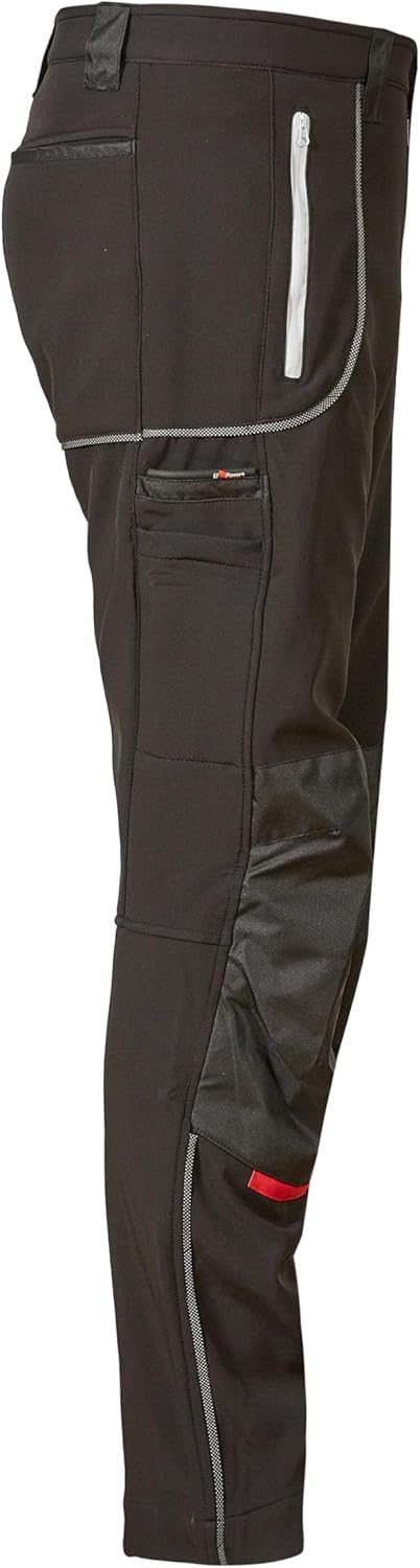 U-Power SY008BC/56 Softshell-Hose "Pit", schwarz, Grösse 56