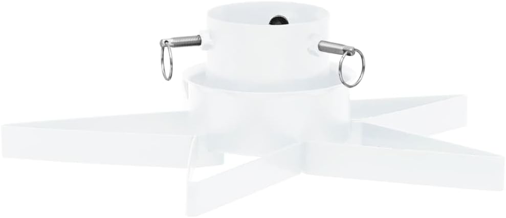 vidaXL Christbaumständer Weiss 47x47x13,5 cm