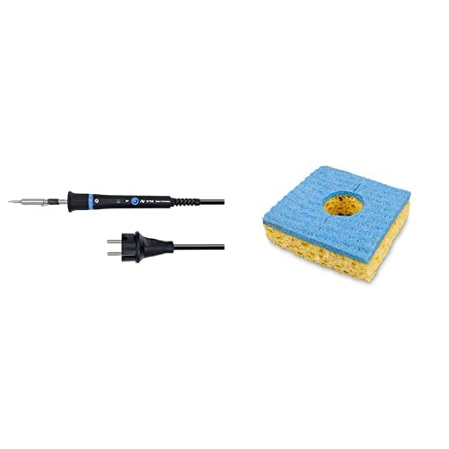 Ersa PTC70 Temperaturgeregelter Lötkolben 75 W 230 V 0710CD &amp; ersa Reinigungsschwamm für Lötspitzen