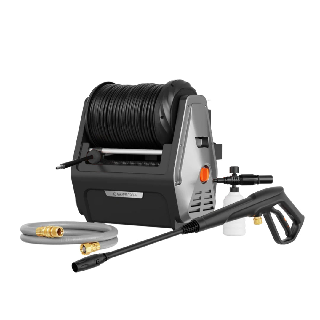 Giraffe Tools Wandmontierter Hochdruckreiniger, 1800 Watt, Max 2400 PSI, 2.0 GPM Elektrischer Wasser