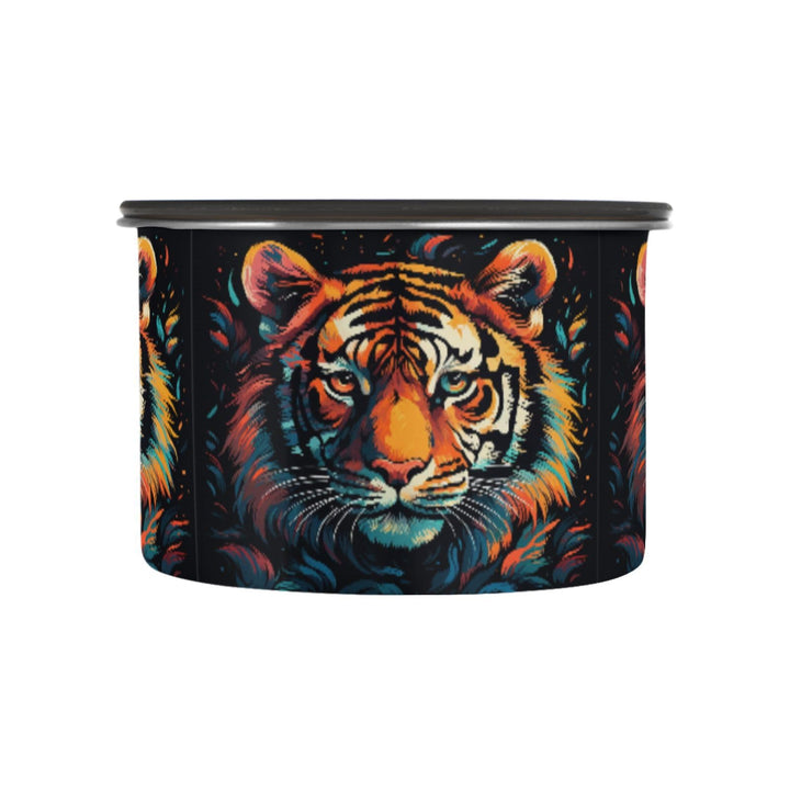 Coole Aquarell Tiger Kaffeeaufbewahrungsbehälter,Vorratsdosen für die Küche Speisekammer,Ideal für Z