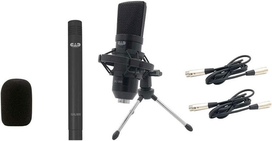 CAD GXL1800 &amp; GXL800 Mikrofon-Set – perfekt für Studio, Podcasting &amp; Streaming GXL1800SP, GXL1800SP