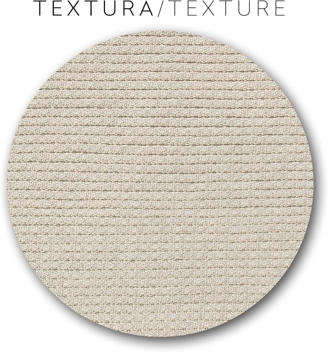 Eysa Elastischer Bezug für Relaxfüsse, textur, Ecru (Farbe 00), 60-90 cm, Ecru (Farbe 00)