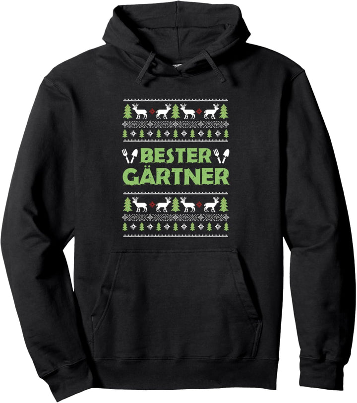 Ugly Gärtner Landschaftsgärtner Garten Nikolaus Geschenk Pullover Hoodie