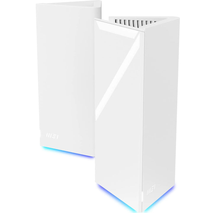 MSI Roamii BE Pro 2-Pack - WiFi 7 BE9400Mbps WLAN-System für das ganze Haus, 2,5-G-Anschlüsse, Siche