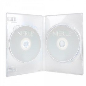 Amaray DVD Doppelhüllen Slim, 7mm, transparent, 25er Pack