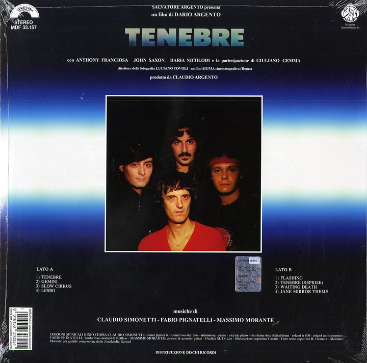 Tenebrae (Original Soundtrack), Vinyl