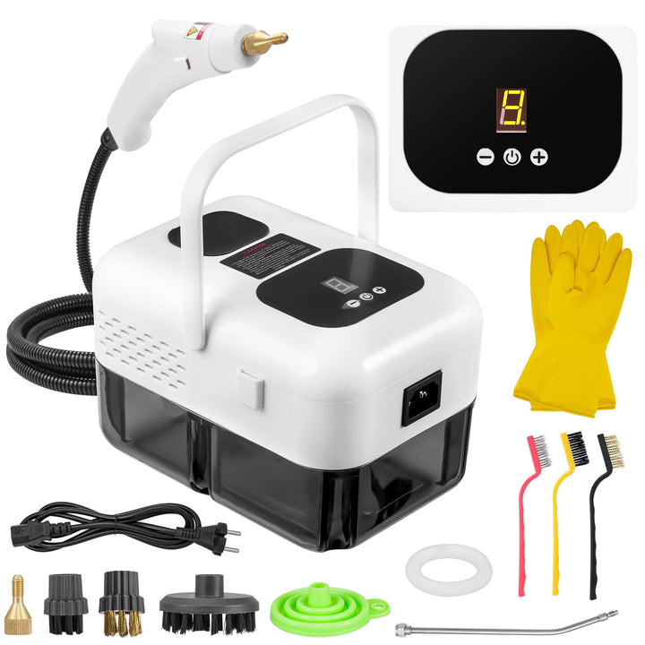 Dampfreiniger Handgerät Steam Cleaner,Tragbare Dampfreiniger,2500W Mehrzweck Dampfreiniger,mit 9 Auf