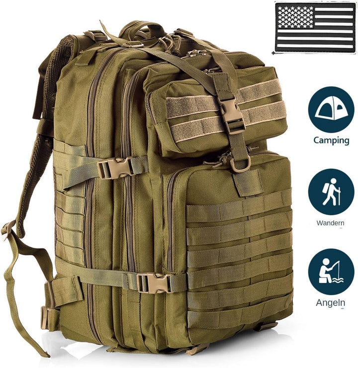 50L Strapazierfähiger Nylon Wasserdichter Angeln Jagdrucksack Outdoor Militär Rucksäcke Taktische Sp