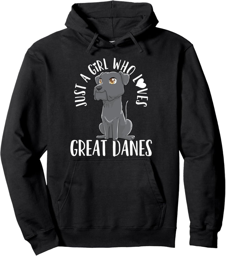 Deutsche Dogge Anime Kawaii Pullover Hoodie