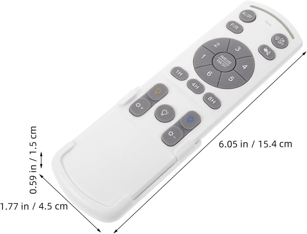 Cabilock Leiser Deckenventilator mit Fernbedienung 6-stufen Drehzahlregler Kunststoffmaterial und Sa