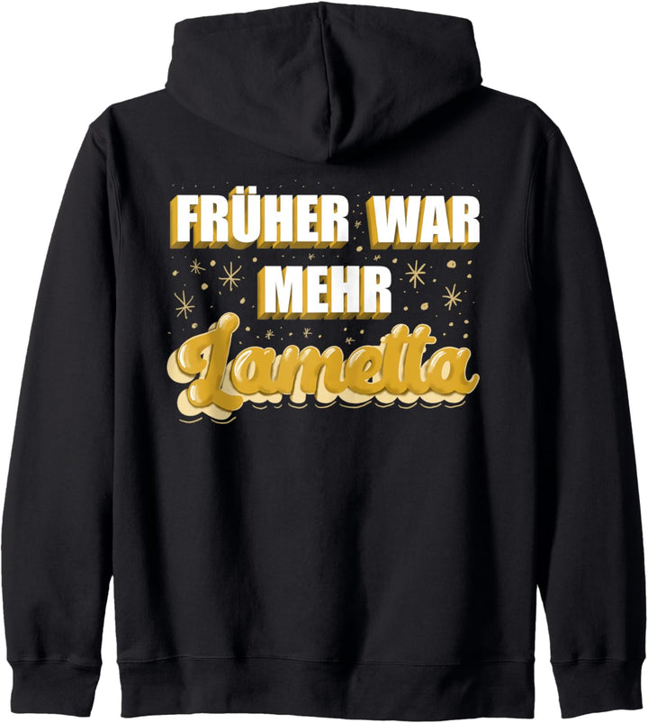 Früher War Mehr Lametta Weihnachten Kapuzenjacke