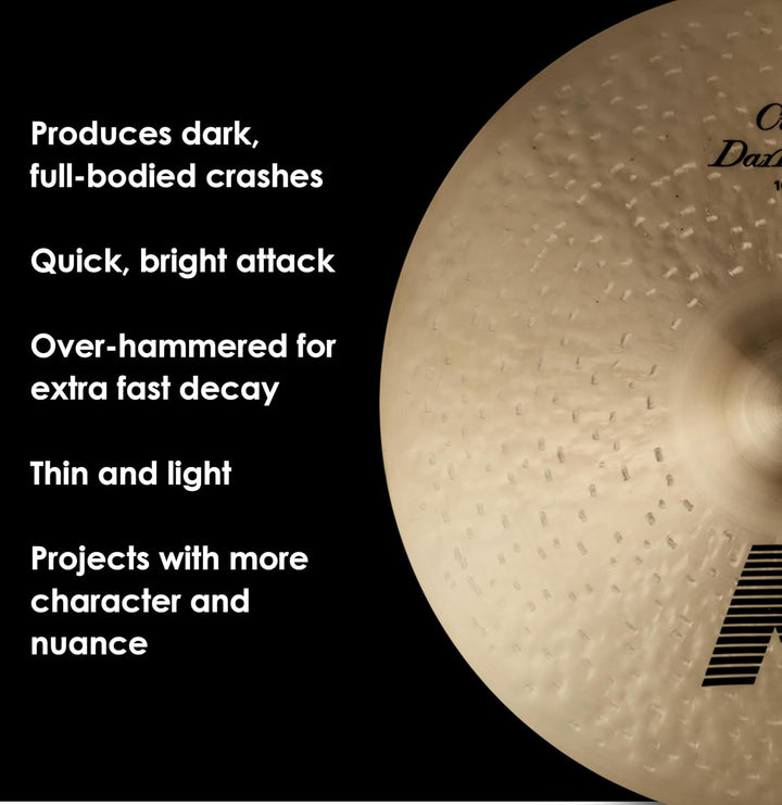 Zildjian K Custom Series - 16" Dark Crash Cymbal 16 Zoll, 16 Zoll