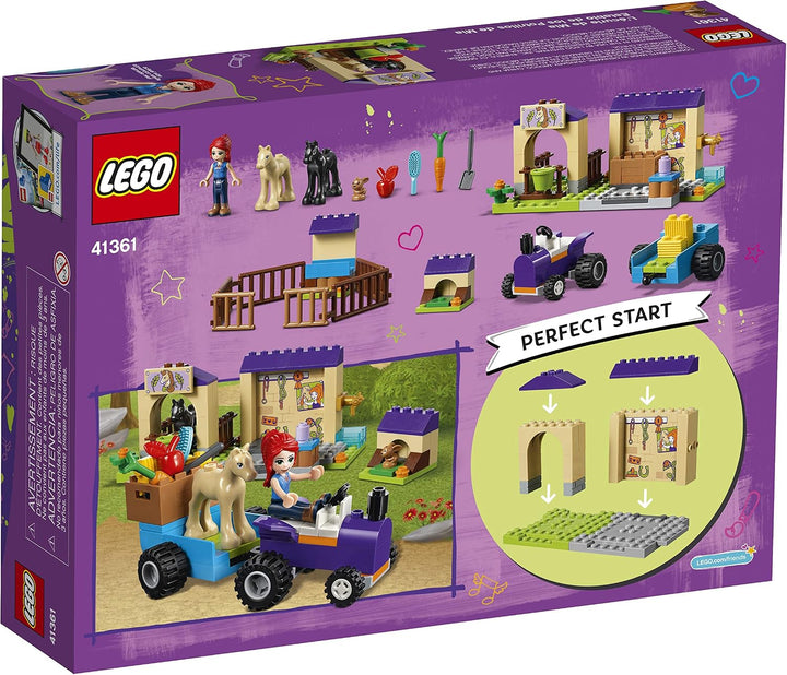 Friends Lego 4+ Mias Stall mit Fohlen &amp; Paddock 41361 Bauset, Neu 2019 (118 Teile)