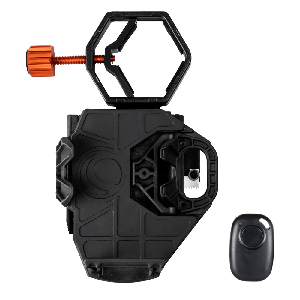 Celestron 81038 NexGo DX Universelles Smartphone Adapter-Set für Digiscoping und Astroimaging mit Bl