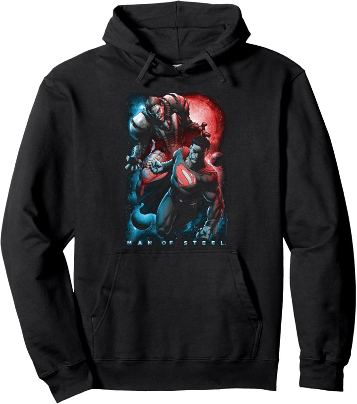 Superman Man of Steel Sons of Krypton Pullover Hoodie