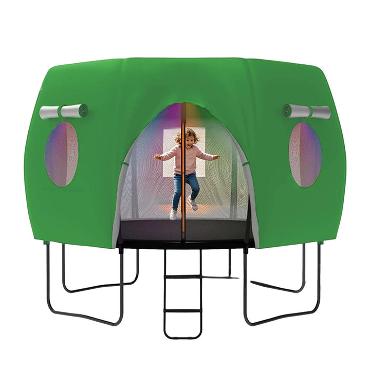Trampolinzelt, schützend, atmungsaktiv und wasserdicht grün 8FT-6, grün 8FT-6