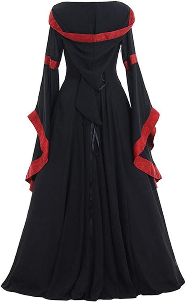 Mittelalter Kleid Damen Kurzarm Halloween Kostüm Renaissance Irisches Kleider Rokoko Prinzessin Klei