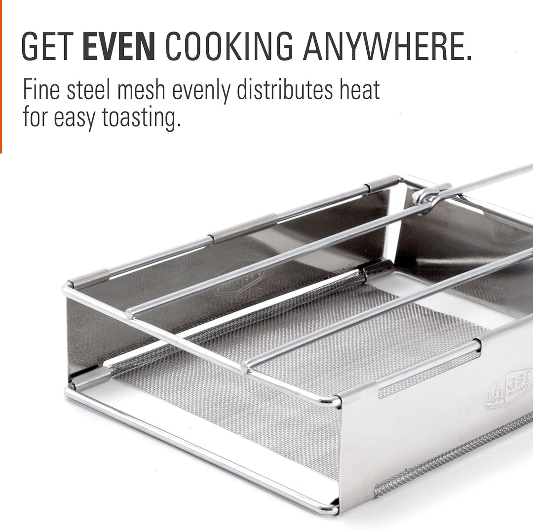 GSI Toaster, Edelstahl, 65610, 16,5 x 14 x 1,52 Edelstahl 16,5 x 14 x 1,52, Edelstahl 16,5 x 14 x 1,