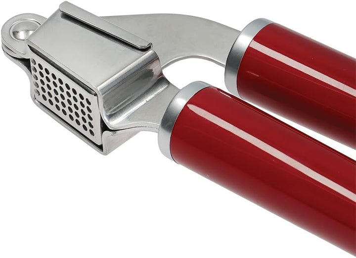 KitchenAid Knoblauchpresse, Edelstahlpresse ist spülmaschinenfest - Empire rot Empire-rot, Empire-ro