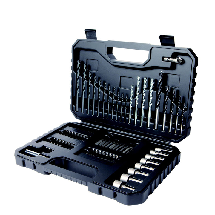 Black &amp; Decker A7219 Koffer mit Bohr- / Schraubzubehör, 80-teilig 1 Grau, 1 Grau