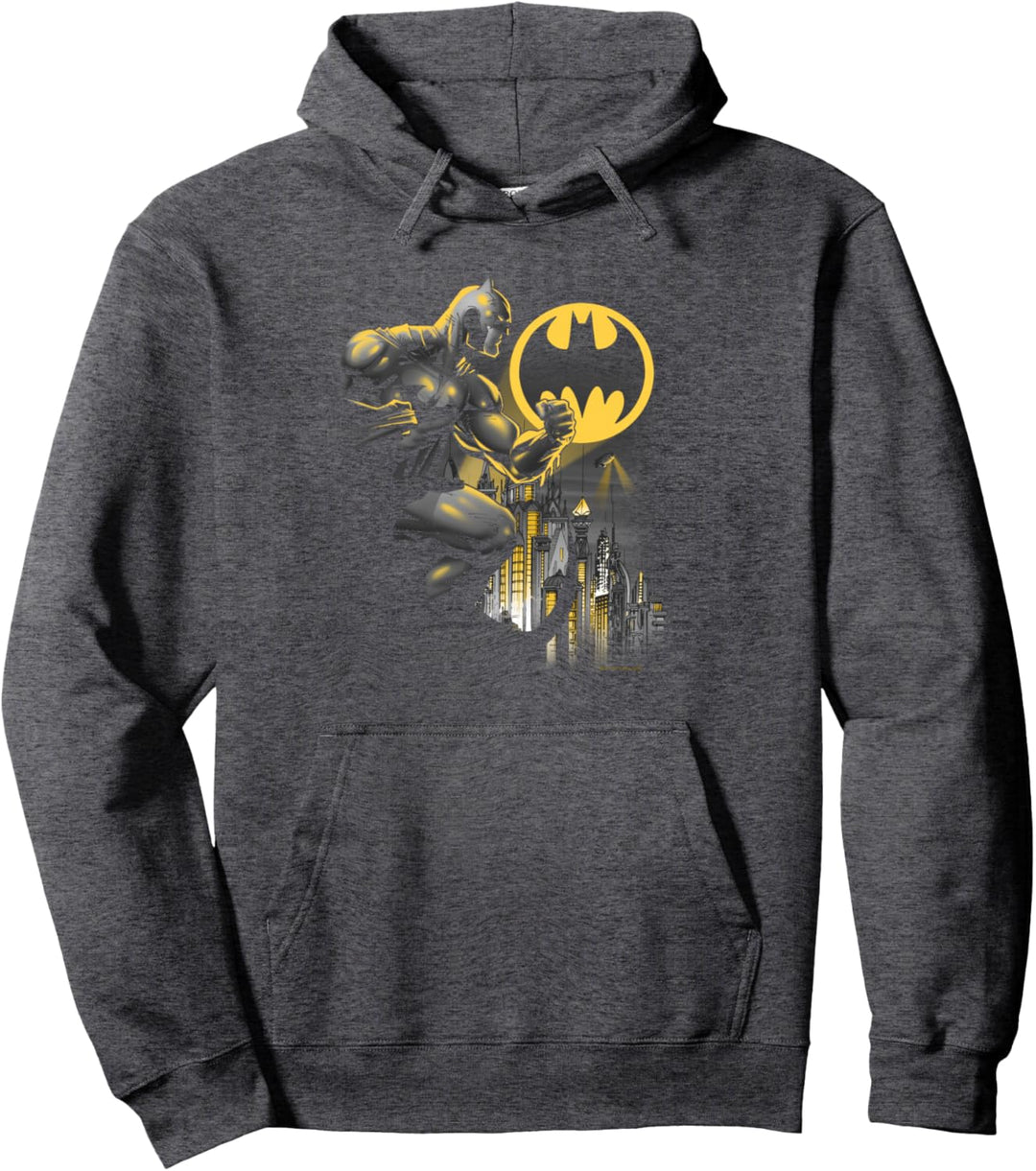 Batman Bat Signal with Batman Pullover Hoodie