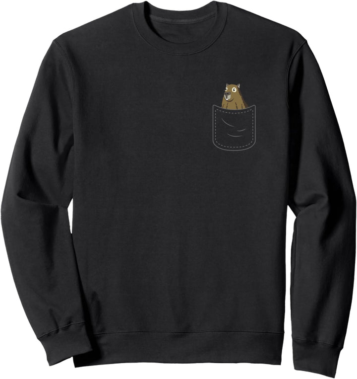 Capybara Brusttasche Sweatshirt