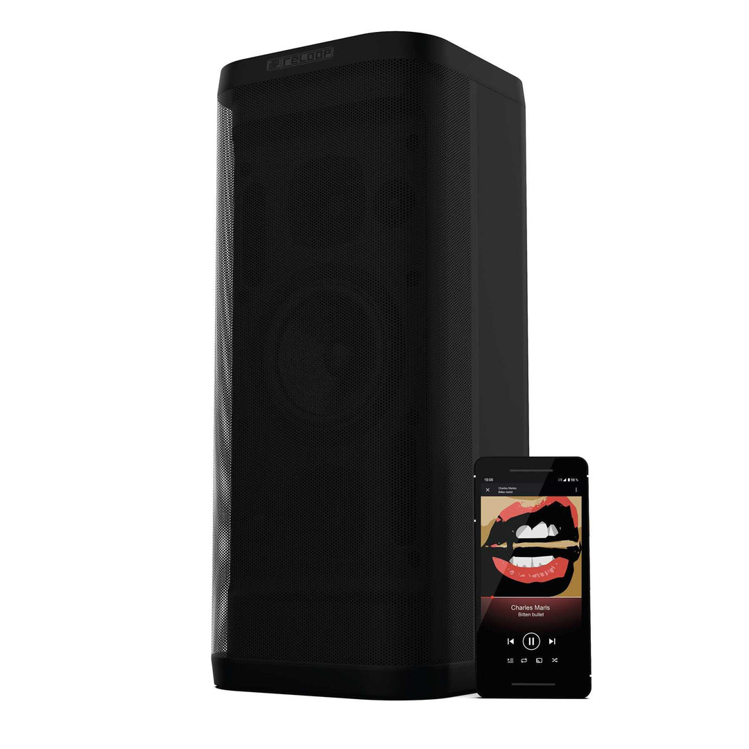 Reloop Groove Blaster Bluetooth® Lautsprecher AUX, NFC, USB Schwarz