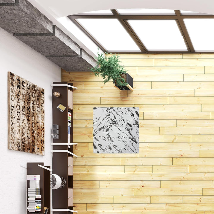 Relaxdays 18 x Bodenschutzmatte, Puzzlematten Set, Sport &amp; Fitnessgeräte, 1,7 m², Eva Schaumstoff, B