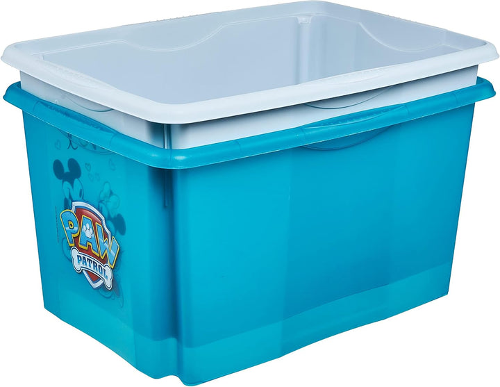 keeeper Paw Patrol Aufbewahrungsbox mit Deckel, Dreh- und stapelbar, Für Kinder, 45 l, Karolina, Fre