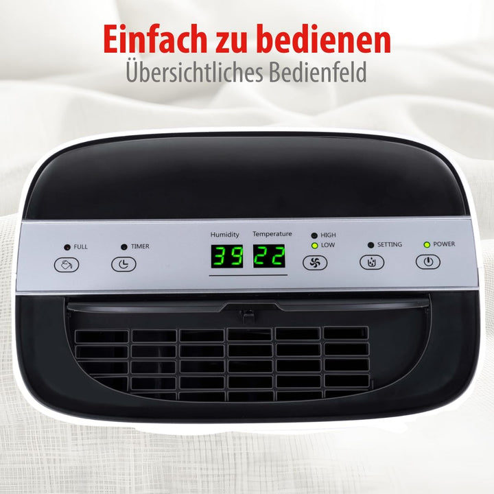 alpina Luftentfeuchter Elektrisch - Raumentfeuchter 220W - Räume bis zu 100M³ - Extra Leise 46dB - E