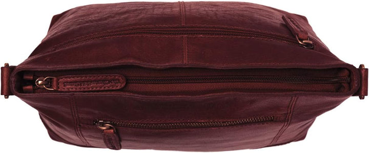 The Chesterfield Brand Antique Buff Annic Schultertasche Leder 30 cm