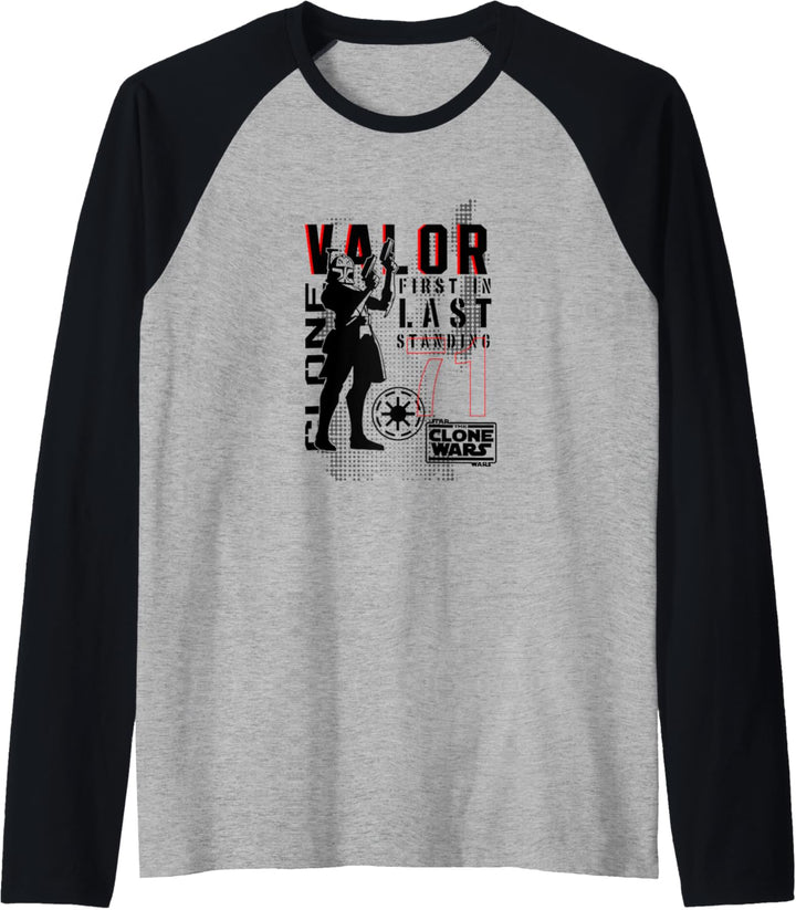 Star Wars: Clone Wars Valor First In Last Standing Raglan