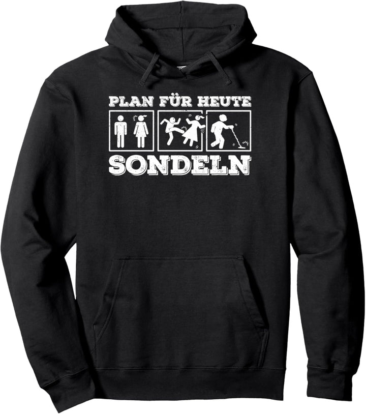 Schatzsuche Schatzsucher Geschenk Metall-Detektor Schatz Fun Pullover Hoodie