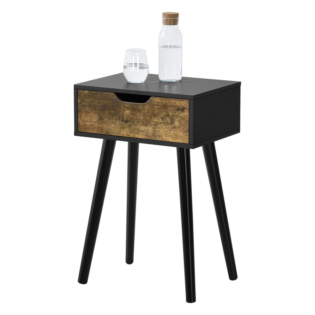 [en.casa] Beistelltisch Östersund Wohnzimmertisch 60 x 40 x 30 cm Nachttisch Flurtisch Telefontisch