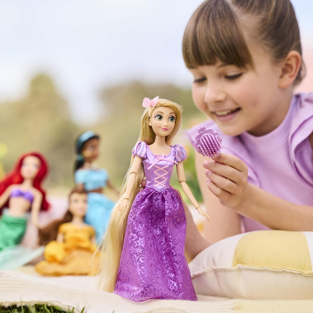 Disney Store Official, Rapunzel - Neu verföhnt, Klassische Puppe, 29 cm, Rapunzel