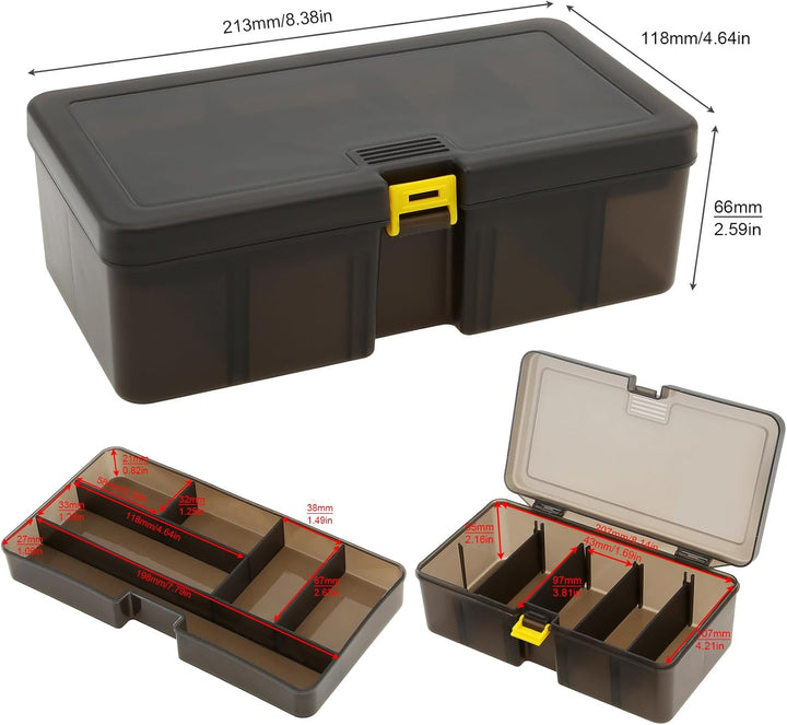 OriGlam Tackle Box Organizer für Angelausrüstung, Tackle Boxes Tackle Utility Boxes, Angelausrüstung