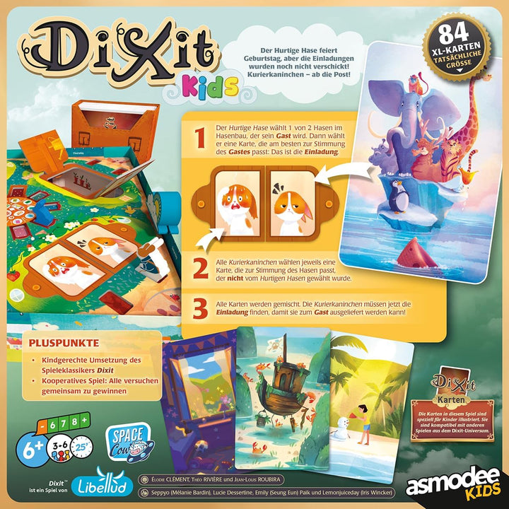 Asmodee, Dixit Kids, Kooperatives Kinderspiel, Deutsch