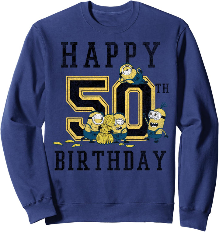 Despicable Me Minions Happy 50th Birthday Sweatshirt