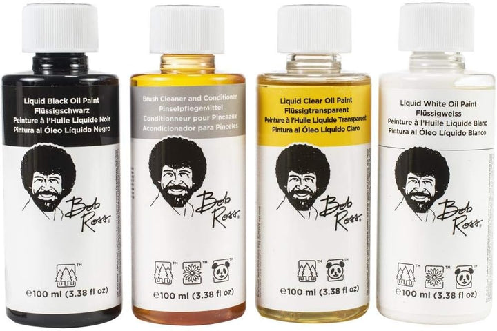 Unbekannt Bob Ross Liquid Value Pack 100ml 4/Pkg- 100ml Bottles, 100ml Bottles