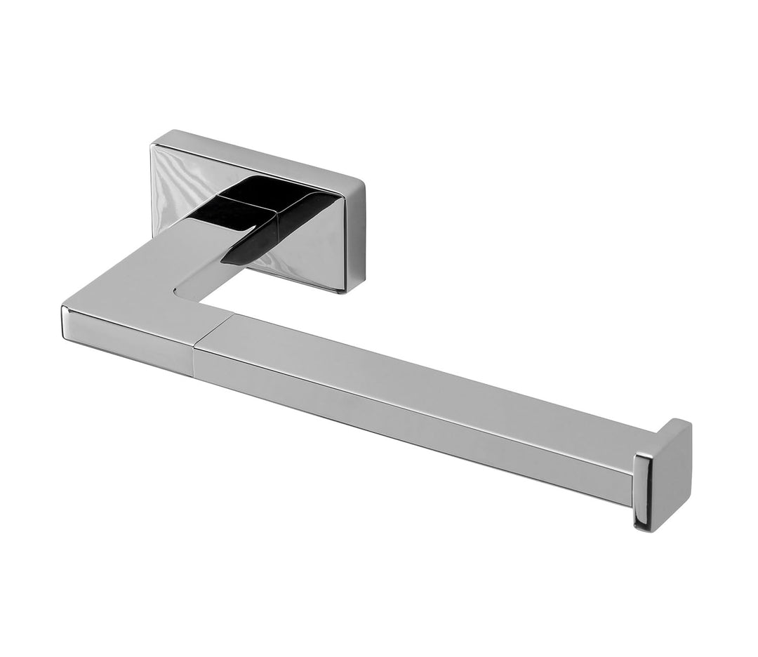 Inda A1825ACR Toilettenpapierhalter Lea Links, Messing, verchromt, 8 x 19 x 3 cm