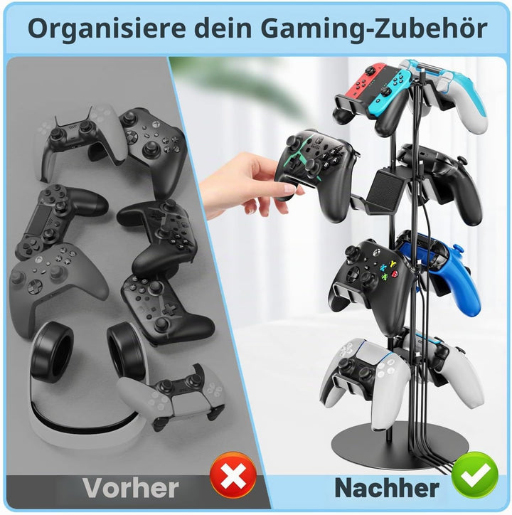 4 stufige Kopfhörer Halter &amp; Controller Halter, universelle Controller Halterung &amp; Headset Halterung