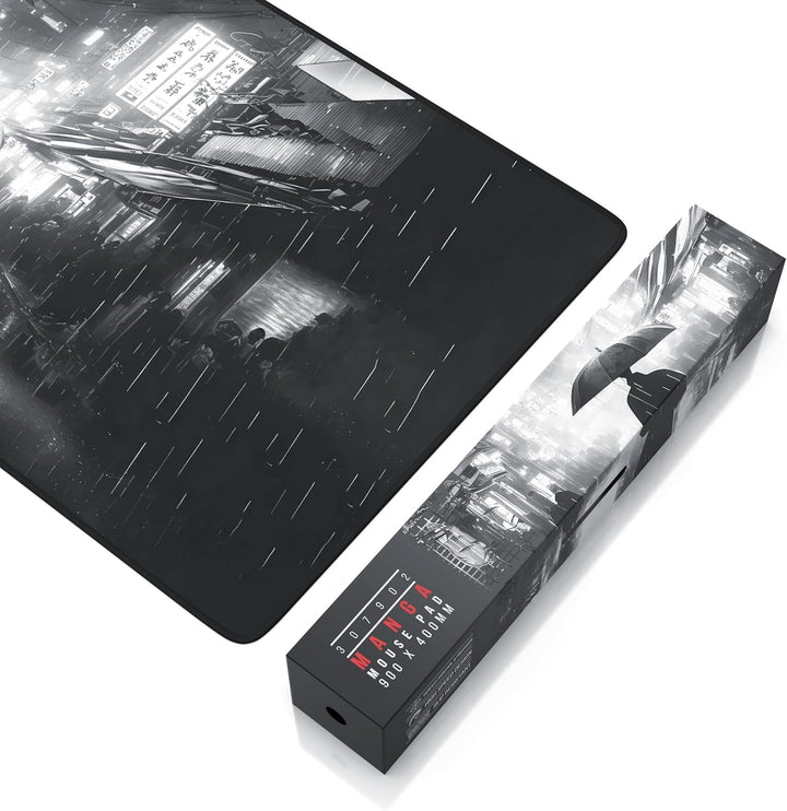 TITANWOLF - XXL Speed Gaming Mauspad 900 x 400mm - XXL Mousepad - Tischunterlage Large Size - verbes